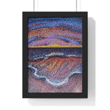 Red Sea Premium Framed Print (Cool Blue Version)