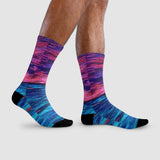 Shallow & Deep Sublimation Crew Socks
