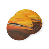 Warm Moon Coasters