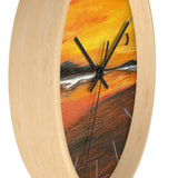 Warm Moon Wall Clock