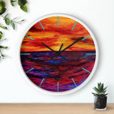 Fire & Ice Wall Clock