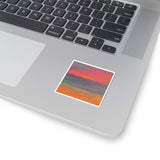 Neon Beach Kiss-Cut Stickers