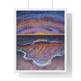 Red Sea Premium Framed Print (Cool Blue Version)
