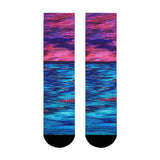 Shallow & Deep Sublimation Crew Socks