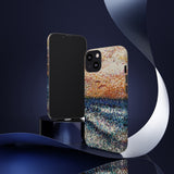 Pointillism Waves Tough Phone Case