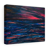 Black , Red, and Blue canvas print