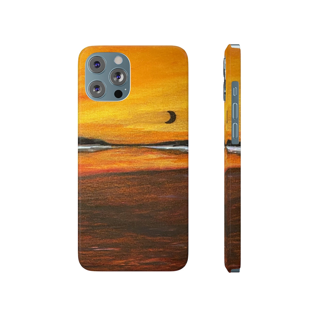 Warm Moon Barely There Phone Cases