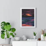 Rise or Set Premium Framed Vertical Print
