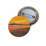 Warm Moon Pin Buttons