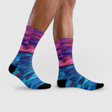 Shallow & Deep Sublimation Crew Socks
