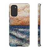 Pointillism Waves Tough Phone Case