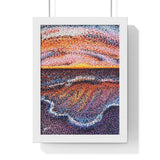 Red Sea Premium Framed Print (Light/White Version)