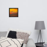 Warm Moon Framed poster