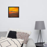 Warm Moon Framed poster