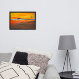 Warm Moon Framed poster