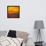 Warm Moon Framed poster