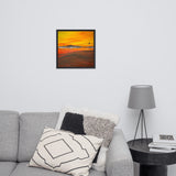 Warm Moon Framed poster