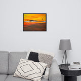 Warm Moon Framed poster