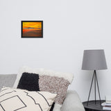Warm Moon Framed poster