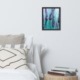 Lavender Framed Canvas Print