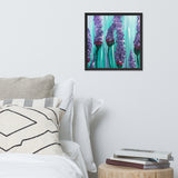 Lavender Framed Canvas Print